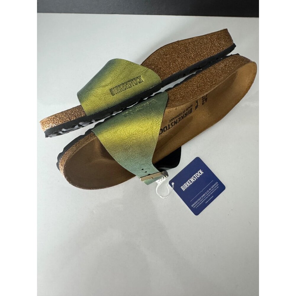 New Birkenstock Madrid Birko-Flor Graceful Gemm Gold Sandal 42 Women's US 11 - Picture 5 of 7